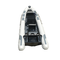 Bateau pneumatique avec moteur 22 pieds Orca Hypalon/PVC Coque en aluminium RIB 680 Bateau pneumatique d'eau salée à vendre