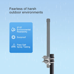Antena LoRa de 4dBi y 915MHz, de Fibra de Vidrio, Polarización Vertical, Omnidireccional, Tipo N Hembra, Montaje con Tornillo, DS01 <span class=keywords><strong>Aurara</strong></span> Yu para Dispositivos Inteligentes - Product Image 2