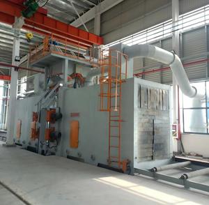 Machine <span class=keywords><strong>de</strong></span> sablage à rouleaux à haute efficacité pour le nettoyage des structures en acier, des poutres en H et des tôles d'acier - Product Image 1