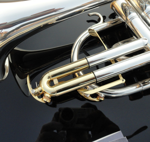 Principiante occidentale strumento a cornetta in ottone all'ingrosso Bb Trigger cornetta in ottone placcato argento cornetta dal produttore - Product Image 4