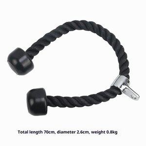 Barra de Tracción de Nylon Negra para Entrenamiento Físico, Accesorio para Gimnasio y Ejercicio en Casa - Product Image 6