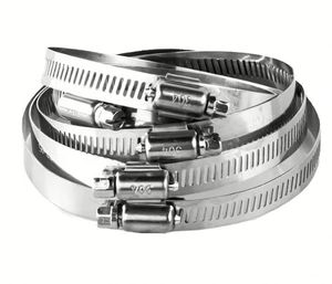 Collier de serrage en V en acier inoxydable 304 de 3 pouces, robuste, à vis, de haute qualité, à oreille unique, pour tuyau, de 2,25 à 2,56 pouces - Product Image 1