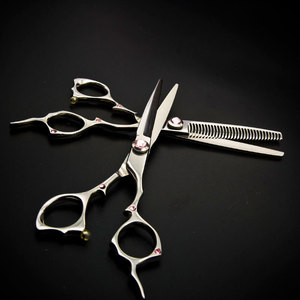 Tijeras de peluquería profesionales TSG-6.0, tijeras planas de 6 pulgadas y tijeras de entresacar para uso en salón - Product Image 1