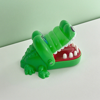 Jouet de décompression Crocodile qui mord la main, jeu créatif anti-stress pour enfants, en plastique, portable et durable