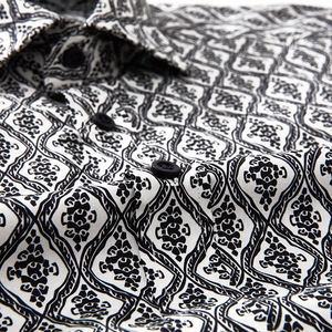 Camisas Casuales de Otoño para Hombre, Ecológicas, 100% Algodón, Cuello Redondo, Manga Larga, Estampado Digital, Tela Popelina, Venta al Por Mayor de Fábrica - Product Image 2