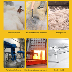 جهاز قياس مستوى السوائل والمواد بالرادار، مقياس مستوى الكيماويات والأنهار الذكي المقاوم للانفجار والمضاد للتآكل - Product Image 5