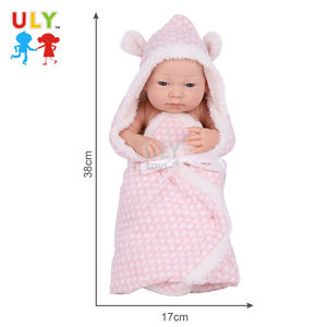 Muñeca de silicona Reborn recién nacido de 15 pulgadas de alta calidad, bonita muñeca de moda de silicona suave de vinilo completo con ropa de juguetes realistas - Product Image 5