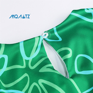 MQATZ New 3-Piece Girls Costume Printed Pleated Skirt Dress with Shoulder Bag &amp; <strong>Scarf</strong> for <strong>Cos</strong> Performance for Children - Product Image 5