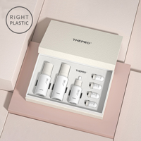 Mini taille Capsule 5g 10g paquet de voyage nouveau Design en gros soins du visage bouteille ovale Portable en plastique cosmétique Lotion bouteille