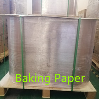 Papier sulfurisé en rouleaux jumbo avec revêtement en silicone pour la transformation alimentaire et les fournitures de boulangerie (vente en gros)