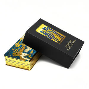 Jeu de Tarot Oracle de Sorcière Anglaise de 78 Pièces avec Livre E-Guide de 44 Pages, Jeu de Société de Divination en Gros, Carta De Tarot - Product Image 2