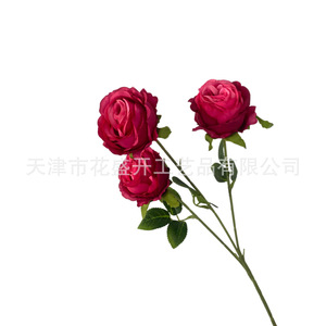Roses artificielles en soie YHMG-01, haute simulation, pour décorations de mariage, maison et hôtel - Product Image 5