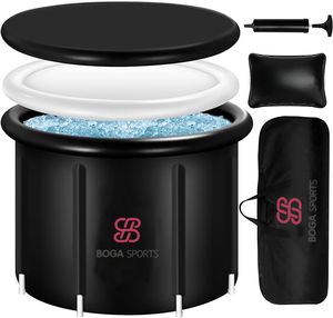 Athletes Portable Recovery Ice Water <strong>Bath</strong> PVC <strong>Inflatable</strong> Ice <strong>Bath</strong> Tub for Adults Portable Ice <strong>Bath</strong> - Product Image 1