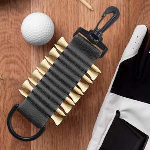 Support de tees de golf en gros de qualité supérieure, sac de rangement portable en nylon pour tees de golf avec logo personnalisé, idéal pour les cadeaux de golf - Product Image 2
