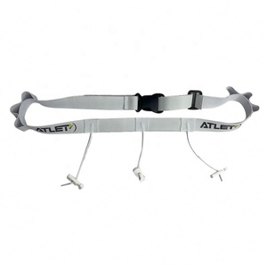 Reflective Custom Sponsors Logo Print Race Belt Bib Holder Custom Running Race Belt Bib Holder Custom
