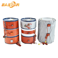 Baril électrique 2000W 220v élément chauffant flexible chauffage industriel de tambour d'huile de silicone de 200 litres