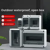 Elewise ZY Boîte d'interrupteur en plastique étanche pour l'extérieur avec disjoncteur 2-24 Équipement de distribution d'énergie étanche à fort courant et à la pluie