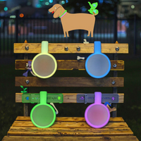 Targhetta Identificativa per Cani Impermeabile in Silicone Oksilicone, Forma Circolare Mini 2cm, Colori Luminosi, per Piccoli Animali