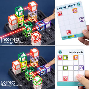Laberinto Láser de Inferencia, Juguete STEM, Juego de Escritorio, Cubo de Ensamblaje DIY, Haz de Luz que se Dobla, Pensamiento Lógico Espacial, Juguete Educativo para Niños - Product Image 6