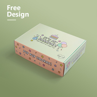 Boîte d'expédition en carton ondulé personnalisable, gaufrée, écologique et portable, pour l'emballage, avec tailles et logo sur mesure