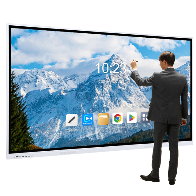 65 75 86 98 Multi Touch Android 4k Indoor Display Panel Smart Interactive Digital Board for School and Conference