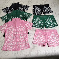 Ensemble de survêtement pour femmes, veste à manches courtes avec logo personnalisé et short, tenue de sport pour femmes, ensemble de vêtements en 2 pièces