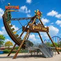 Manège Pirate Ship Swing Ride attrayant de 24 places avec certificat CE pour les installations de divertissement de fête foraine