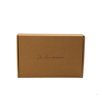 Benutzer definiertes Logo Gedruckte Flat Pack Papier verpackungs box Wellpappe Karton Gestanzte Faltung Kraft Mailer Versand Mailing Box