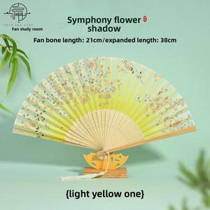 Abanico de Mano de Bambú Personalizado Ecológico de PVC, Material Plástico Sostenible, Regalo de Boda para Fiestas Promocionales y Baile - Product Image 6