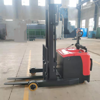 Vente directe d'usine, chariot élévateur électrique à conducteur debout de 1,5 tonne, transpalette électrique complet avec certification CE