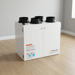 Système de ventilation mécanique verticale domestique Mia 500m³/h, design fin, récupération de chaleur ERV HRV, <span class=keywords><strong>prix</strong></span> - Product Image 1