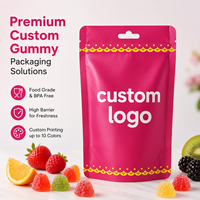 Sacs en Mylar personnalisés imprimés 3,5g, forme unique découpée, forme irrégulière, scellés, anti-odeur, sacs en Mylar spéciaux