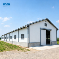 Bâtiments agricoles préfabriqués sur mesure, structure en acier, poulaillers, hangars, entrepôts pour 20 000 poulets