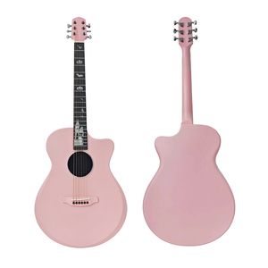 40 Inch Composite Carbon Fiber Cutaway Acoustic Guitar Factory Direct Supply Travel Folk Guitar For Beginners - Product Image 1