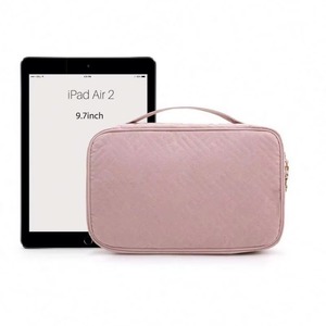 Étuis de rangement pour bijoux de voyage, sac organisateur de bijoux en coton personnalisé pour colliers, boucles d'oreilles, bagues, bracelets, fabriqué en usine BSCI - Product Image 2