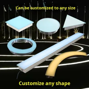 <span class=keywords><strong>Carrelage</strong></span> lumineux <span class=keywords><strong>LED</strong></span> RVB DIY 1 Mètre Blanc Chaud Rectangulaire Lampe à Bande Linéaire Étanche 24V <span class=keywords><strong>LED</strong></span> Scène de Danse Paysage IP67 - Product Image 3