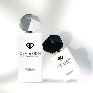 OEM Custom 30ml 50ml Perfume <b>Bottle</b> Empty square Clear 100ml Glass <b>Bottle</b> Crimp Pump Perfume <b>Bottle</b> With White Lid and <b>Box</b> - Product Image 6