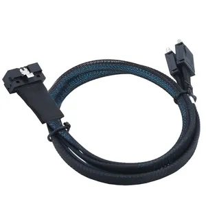Cable adaptador PCI-E Ultraport Slimline SAS 4.0 LP de perfil bajo SFF-8654 Dual 2X OCulink 8611 <span class=keywords><strong>4i</strong></span> de 38 pines con cobre estañado para computadora - Product Image 6