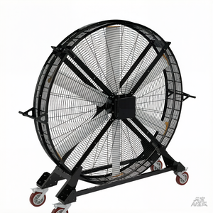 Ventilador Industrial Móvil para Almacenes y Talleres RIFE, con Larga Vida Útil y Certificado CE, Ventilador Portátil - Product Image 4
