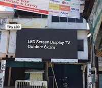 Écran vidéo LED commercial grand format pour extérieur, affichage vidéo couleur haute définition