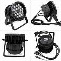 Projecteur LED Par 18x10W RGBW 4-en-1, étanche IP65, contrôle DMX512, éclairage de scène à 25 degrés pour événements DJ et concerts en extérieur