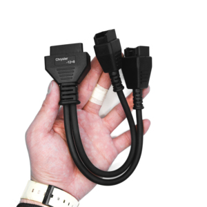 Câble adaptateur carré noir Autel Chrysler 12+8 pour MS908 MS906 MaxiSys Pro Launch X431 Jeep Dodge Maserati Connecteur <span class=keywords><strong>de</strong></span> diagnostic - Product Image 6