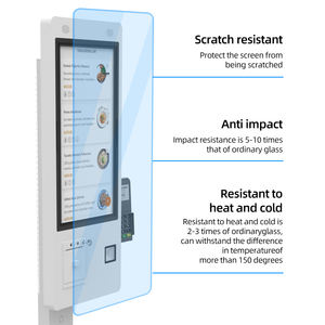 21,5-Zoll-Boden stehend/Wand montage USB Android/Windows Selbstbedienung Food Order ing Restaurant Kapazitive <span class=keywords><strong>Touchscreen</strong></span>-Monitore - Product Image 5