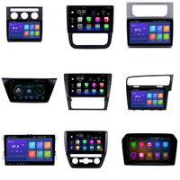 Hot Products Rahmen Radios Auto Panel Auto Rahmen für VW 2016 Touran schwarz 9 Zoll Auto DVD Player Rahmen