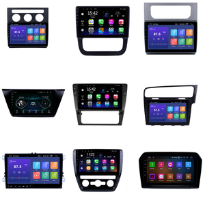 Produits chauds cadre radios panneau de voiture cadre de voiture pour VW 2016 Touran noir 9 pouces lecteur DVD de voiture cadre - Product Image 5