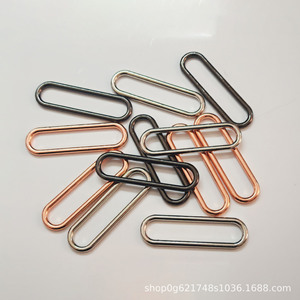 Oval Shaped Buckle Metal 64x13x4mm Rose Gold For <b>Bag</b> Hardware <b>Accessories</b> - Product Image 5