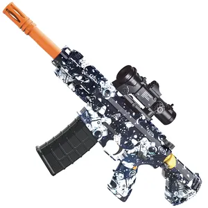 Gran oferta Mini M416 pistola eléctrica de Gel Blaster juguete deportivo juguetes de tiro estilo Graffiti agua cuenta Gel pistola de hidrogel juguete para niños