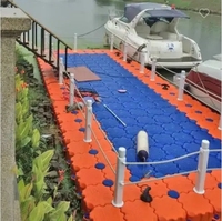 Jet ski à haute flottabilité quai flottant ponton en plastique plate-forme à chevalets pont ponton flotteurs quai