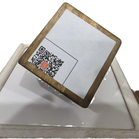 Boîte et étui magiques en bois hexagonaux écologiques avec code QR, vente directe d'usine HYL, pour Noël