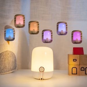Nouveauté 2021, lampes de nuit rechargeables, changement de couleur RVB, lampe de nuit LED portable pour enfants - Product Image 1